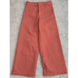 Universal Thread Wide Leg High Waist Pants in Rust Orange